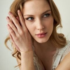 isim bileziği - imzalı modern isim bileziği