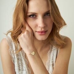 İsimli kalp bileziği