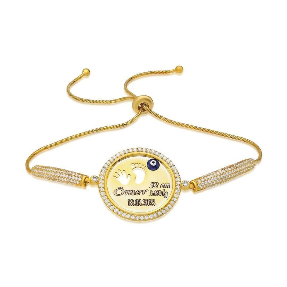 İsimli Bebek El Ve Ayak Bileziği