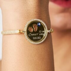 İsimli bebek el ve ayak bileziği