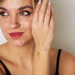 isim bileziği-renkli su yolu harfli bilezik