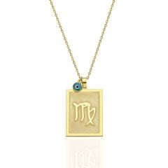 nazar boncuğu başak burcu kolyesi