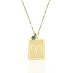 kötü bakışlı Koç burcu kolyesi