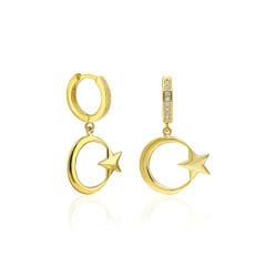 ay ve yıldız küpeler