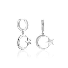 ay ve yıldız küpeler