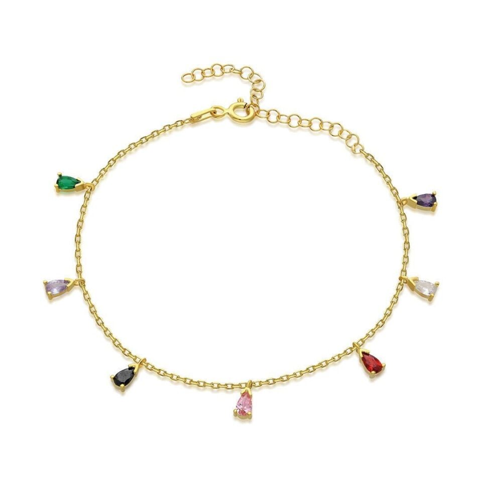 renkli damla bilezik