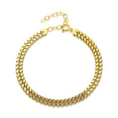 modern taş pullu bilezik