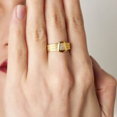 söğütten yapılmış model yüzük