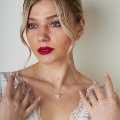 moda yıldızı kolyesi