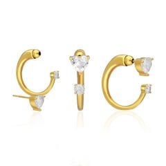 minimal-kalp-taşlı-yarım-küpeler