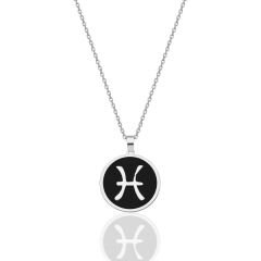 renkli balık burcu kolyesi