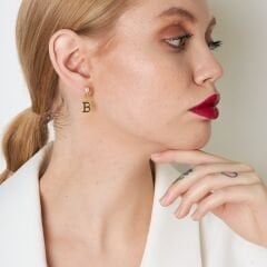 toplu inci harfli küpeler