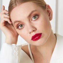 taşlı harf küpeleri