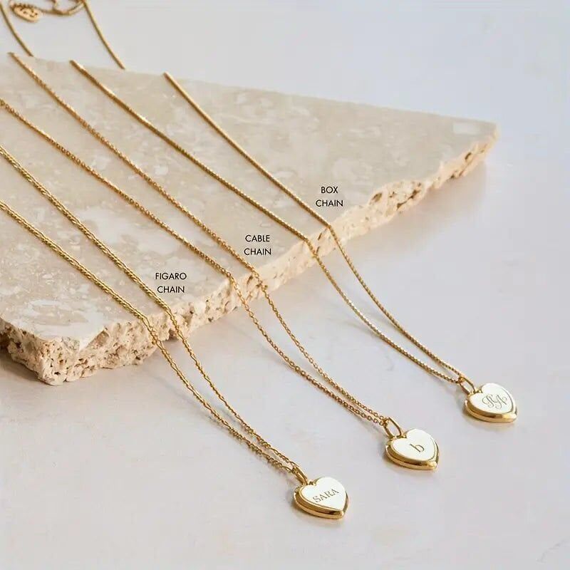 süslü kalp kolye - 925 ayar gümüş