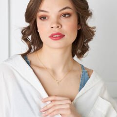 harf-katı-taş harf kolyesi