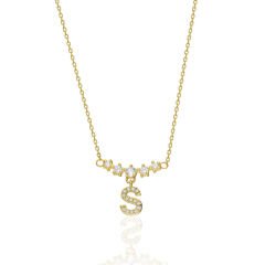 harf-katı-taş harf kolyesi