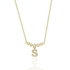 harf-katı-taş harf kolyesi