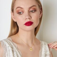 ay yıldızlı ışıltılı kolye