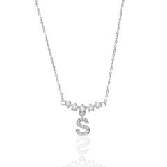 harf-katı-taş harf kolyesi