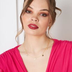 gevşek kelebek kolye