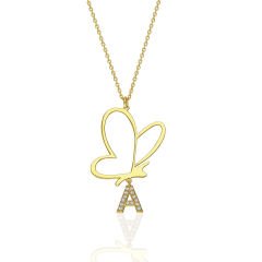 harf kelebek salıncak harf kolye