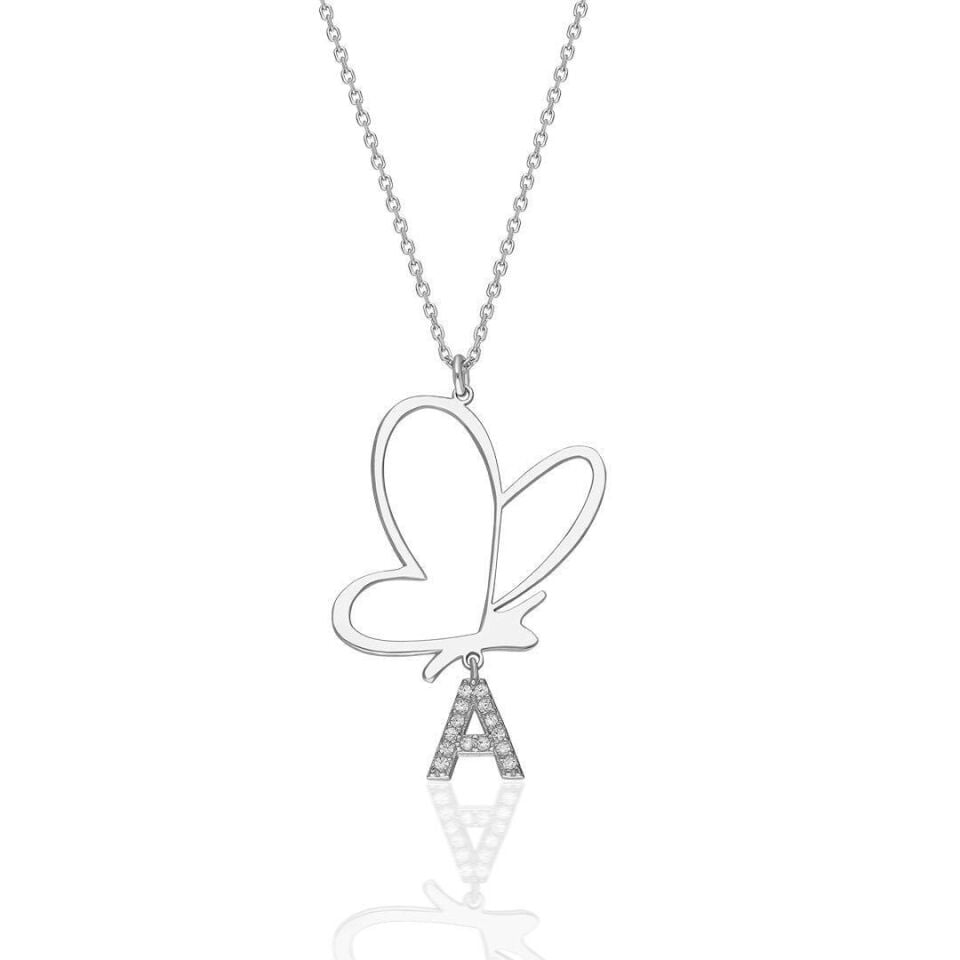 harf kelebek salıncak harf kolye