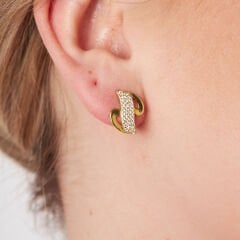 taşlı favori küpeler