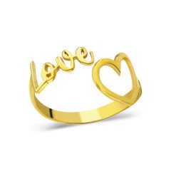kalpli aşk yüzüğü