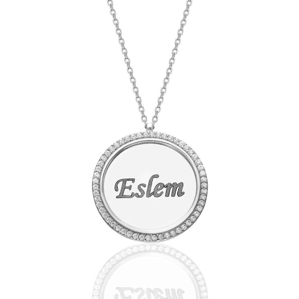 harf-plaka-isim kolye-tek-sıra-taşlı