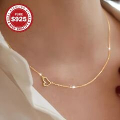 minimal-yan-kalp-kolye-925-silber