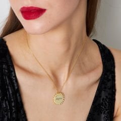 taşlı harfli isim kolyesi