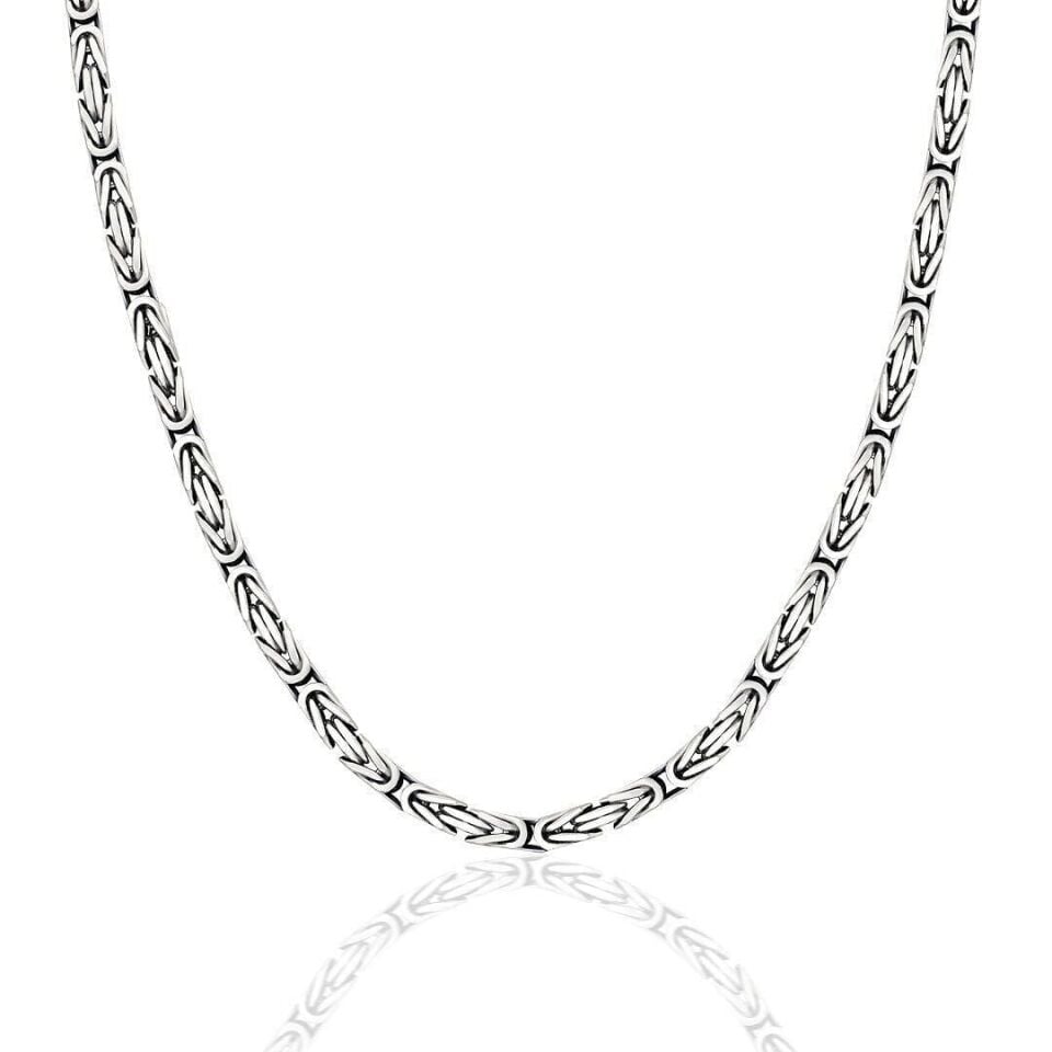 Kral Zincir Kolye - 925 Ayar Gümüş