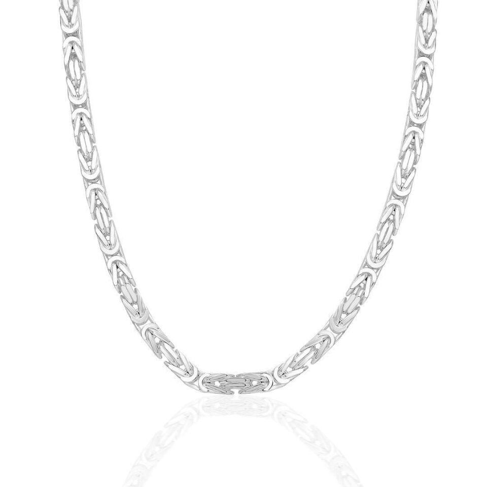 Kral Zincir Kolye - 925 Ayar Gümüş