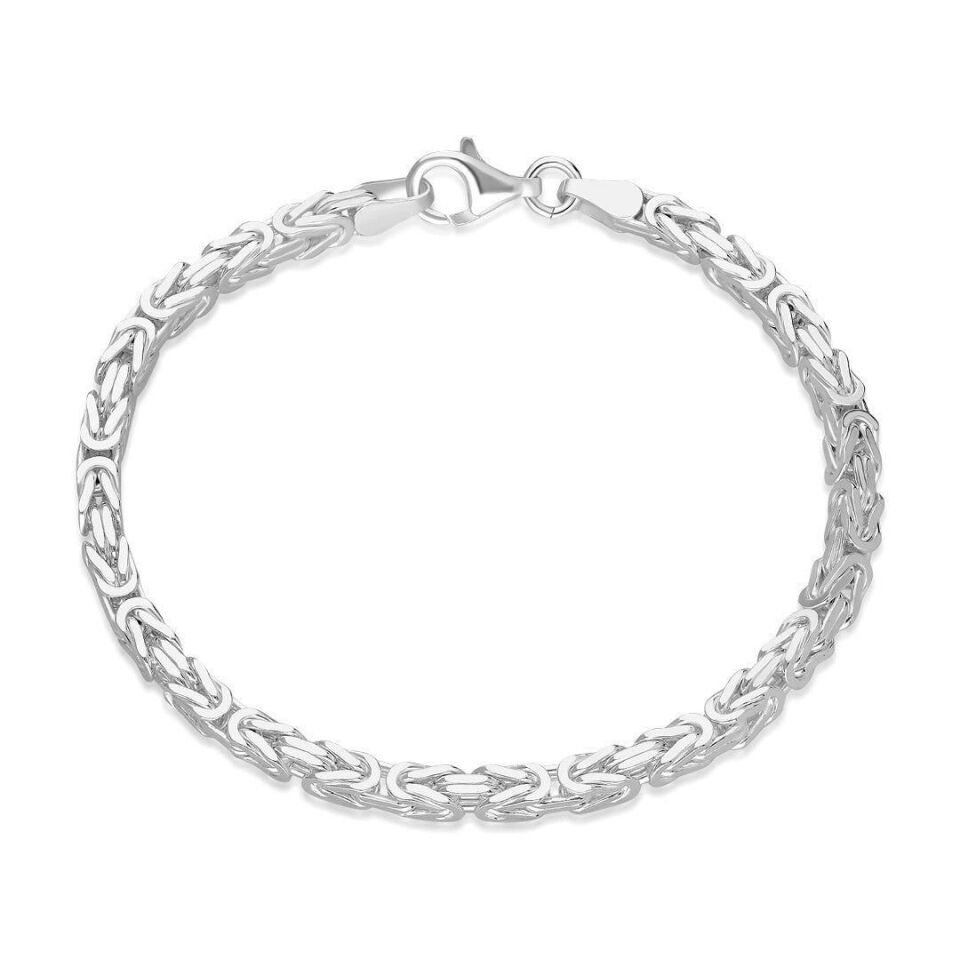 Kral Zincir Bileklik - 925 Ayar Gümüş