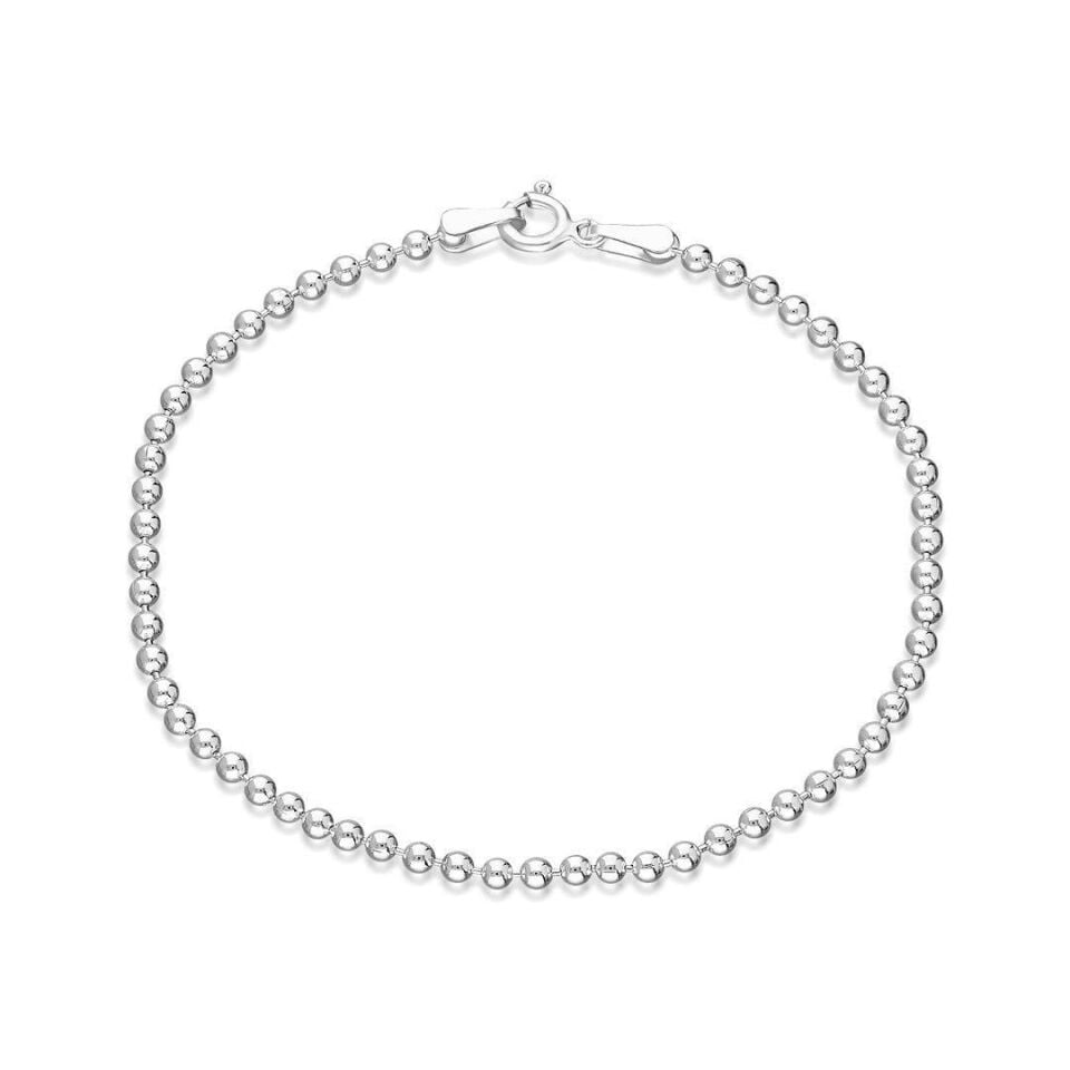 Top Zincir Bileklik - 925 Ayar Gümüş