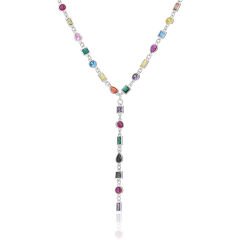 gökkuşağı y-kolye