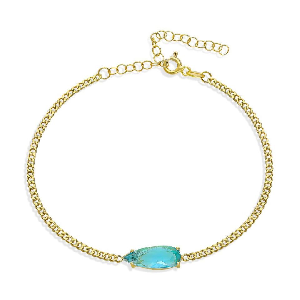 akumarin taşlı baget bilezik