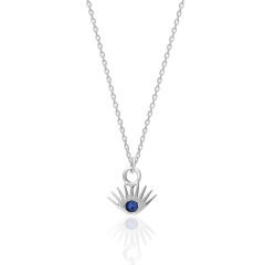 safir taşlı küçük kirpik zinciri