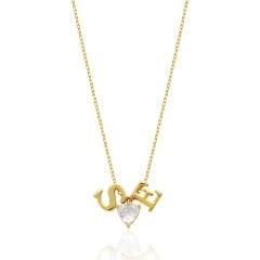 hacimli harf kolyesi