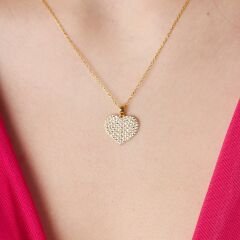 küçük kalp kolyesi