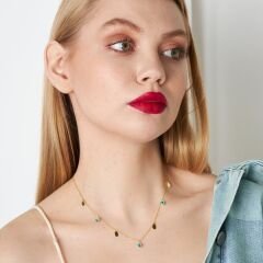 nazar damlası kolyesi