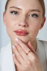 renkli taşlı çoklu baget yüzük