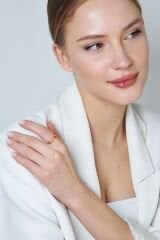 renkli taşlı çoklu baget yüzük