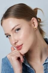 renkli taşlı damla küpeler