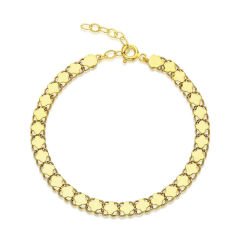 yonca zincir bilezik