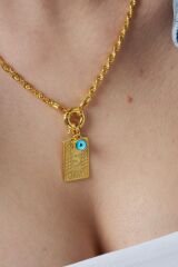 halat zincir harf kolye