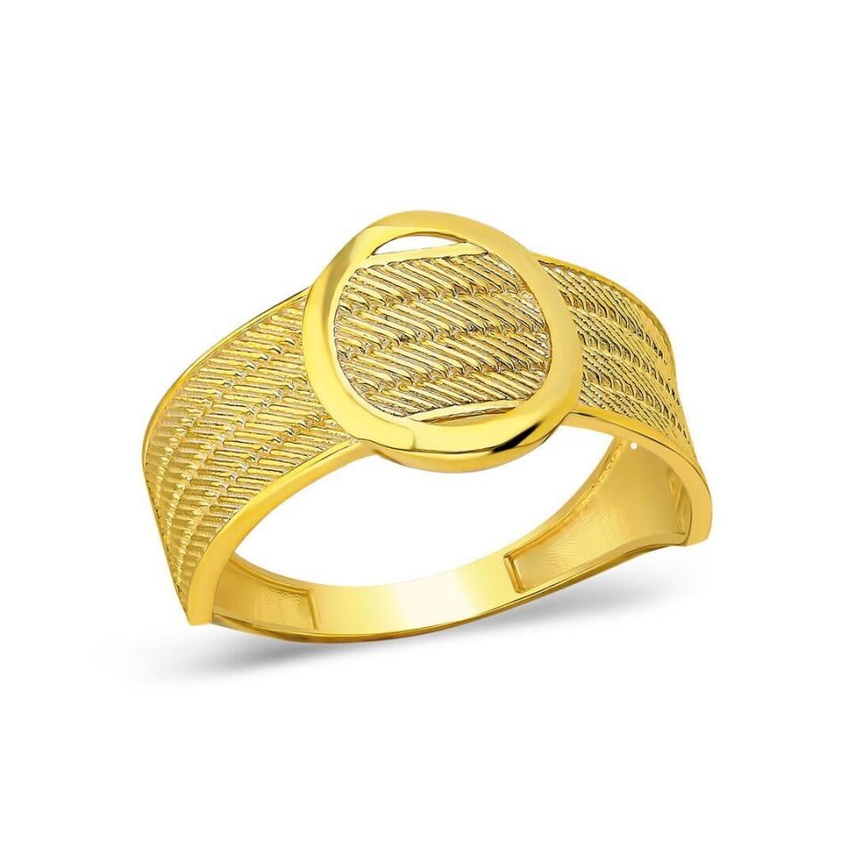 dört sıralı klasik yuvarlak hasır yüzük