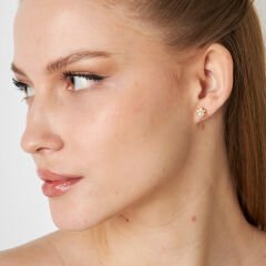 incili çiçek küpeler 1