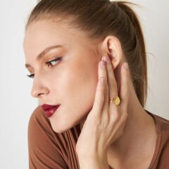 klasik damla tuğra yüzük