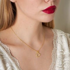 klasik yıldız kolyesi